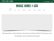 Tablet Screenshot of mobilehomes4less.com
